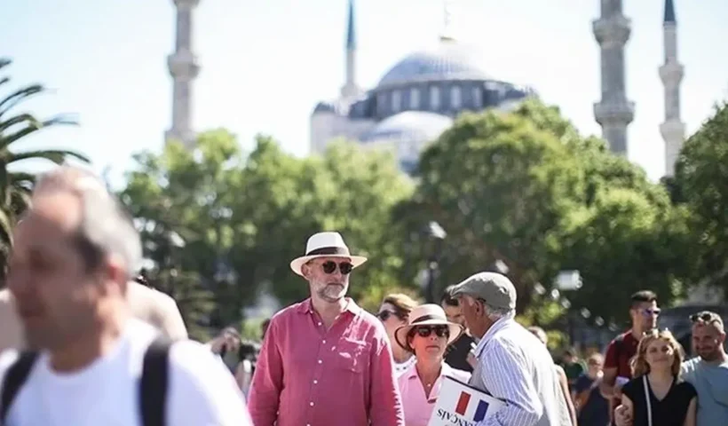 tourists in Istanbul