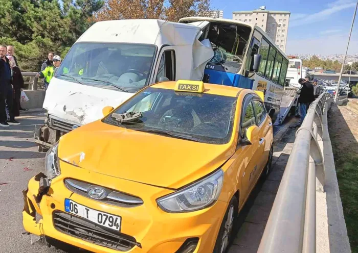 vehicle collision in Ankara