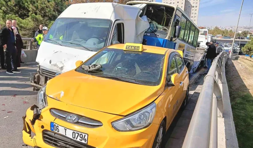 vehicle collision in Ankara