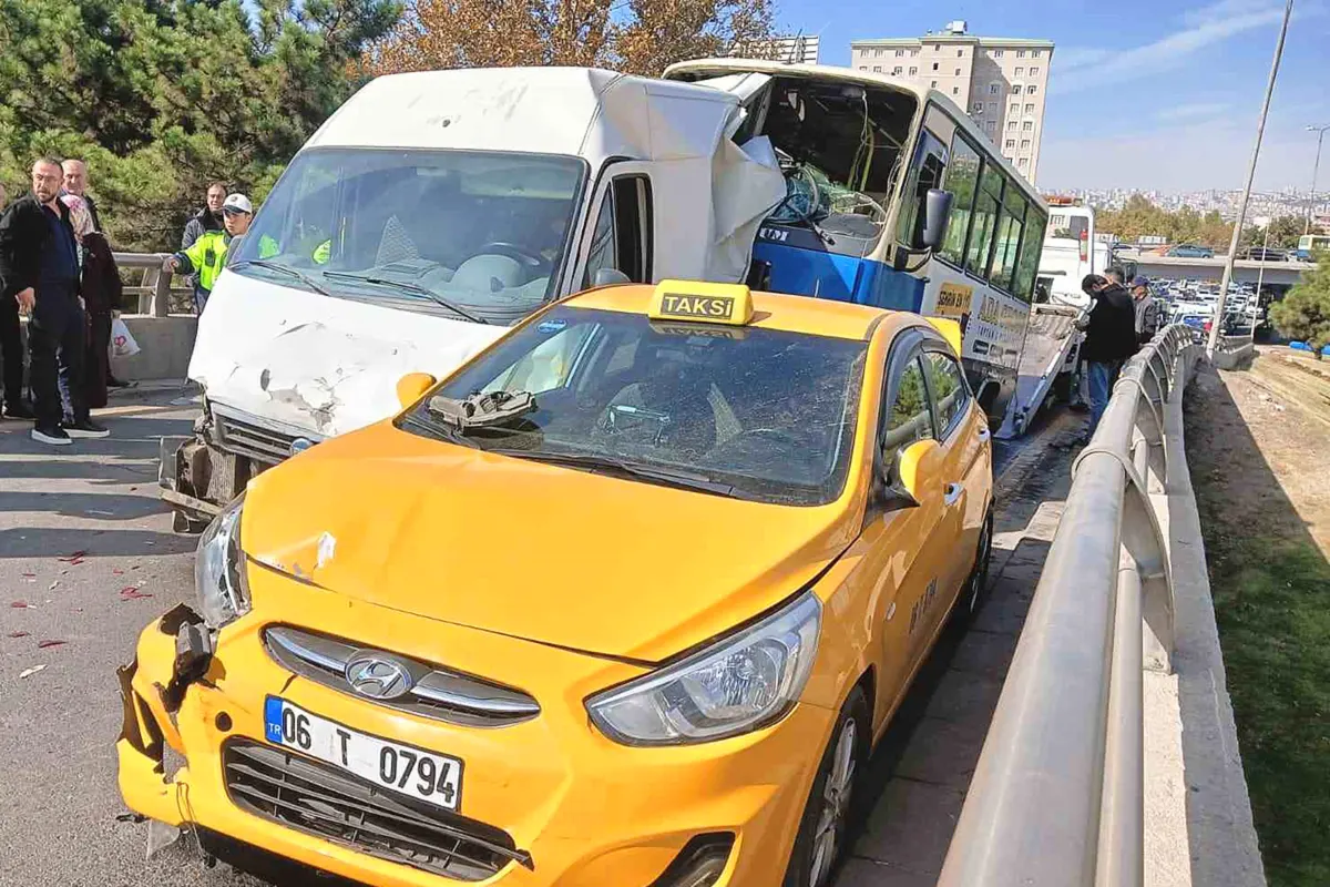 vehicle collision in Ankara
