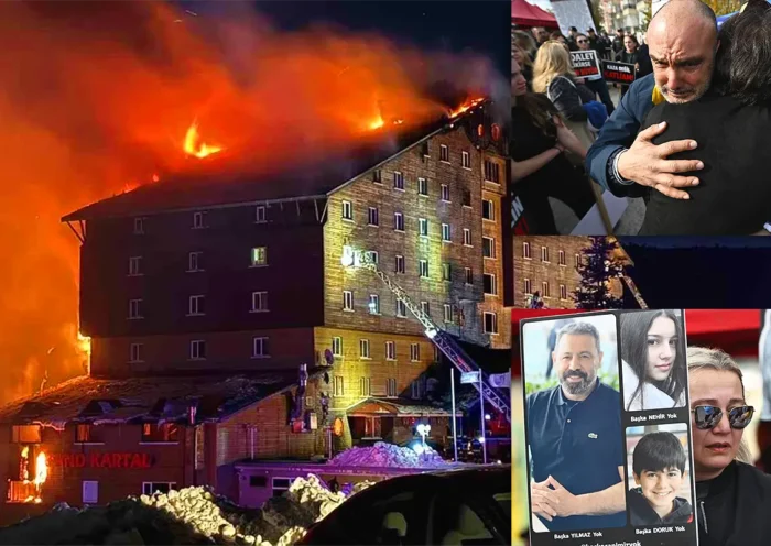 víctimas del incendio del hotel en Bolu
