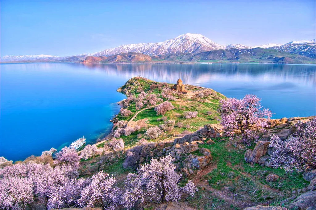 view of the church on Akdamar Island
