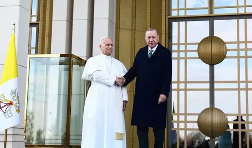Erdogan and the Pope in Ankara