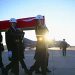 farewell to fallen Turkish soldiers
