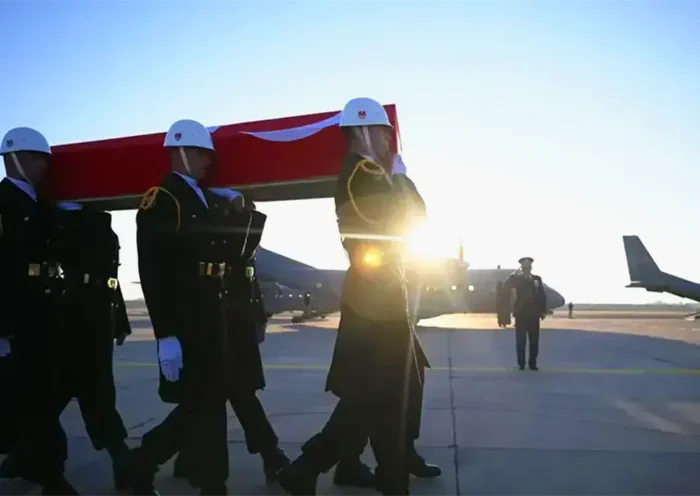 farewell to fallen Turkish soldiers