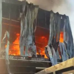 fire in a warehouse in Kocaeli