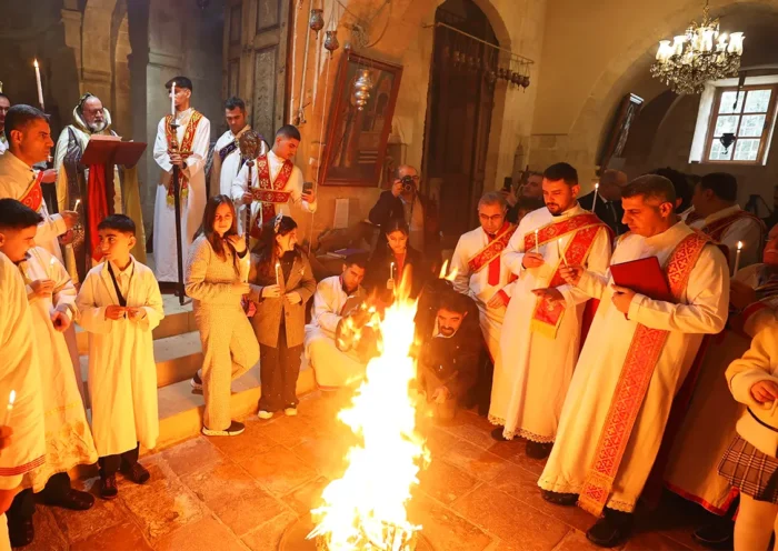 cristianos celebran la Navidad en Mardin, Turquía