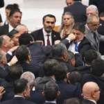 fight in the Turkish parliament