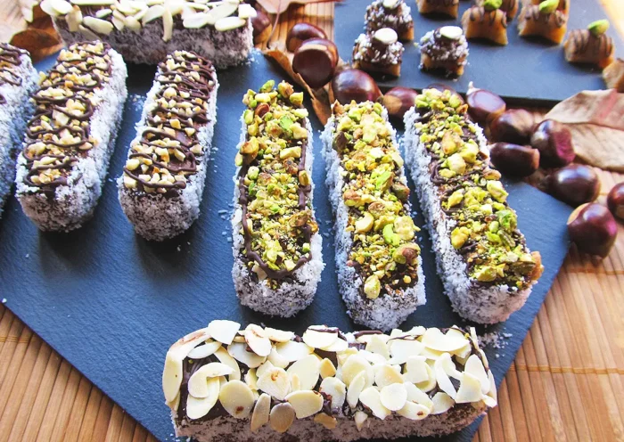 Karyoka and chestnut chocolates