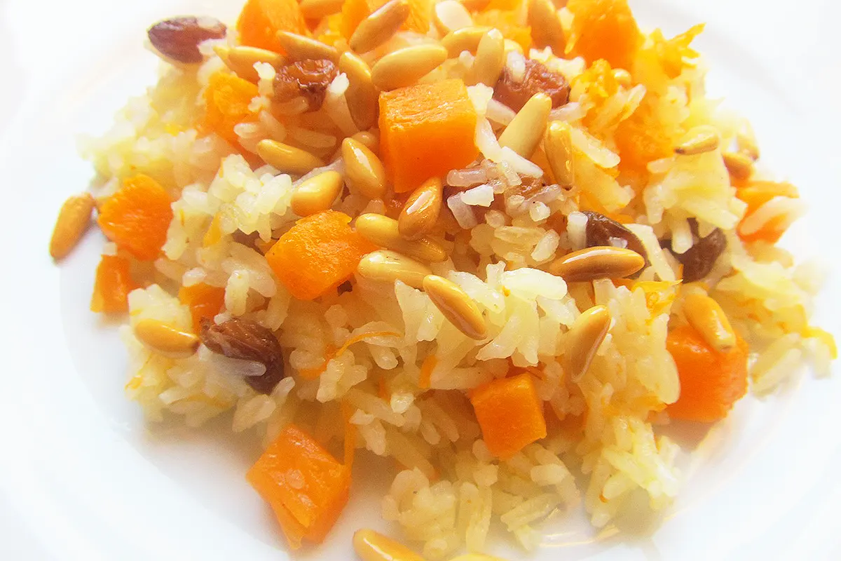 rice with pumpkin