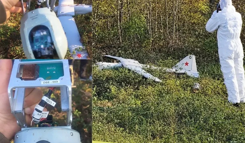 Russian drone crashed in Kocaeli, Turkey