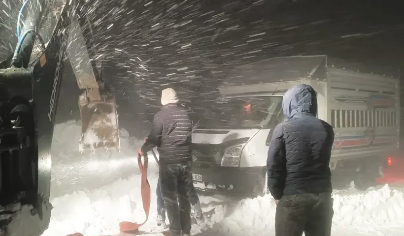 snow storm in eastern Turkey