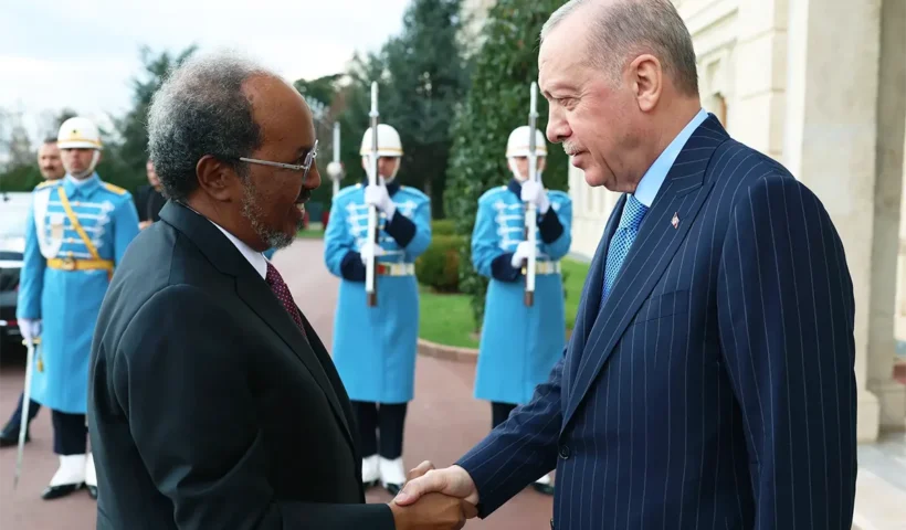 visita del presidente de Somalia a Turquía