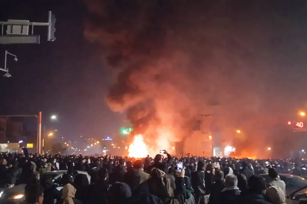 protests in Iran against inflation