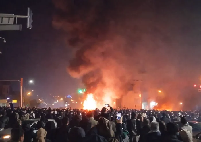 protests in Iran against inflation