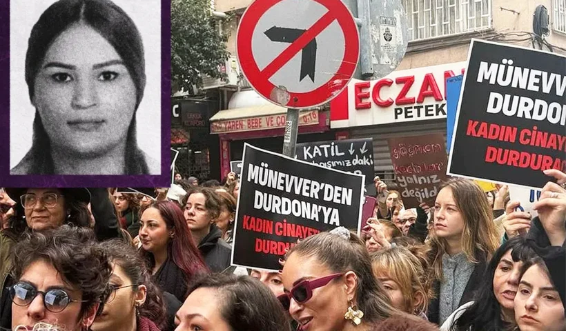 Women's march in Turkey condemning the murder of Durdona Khokimova