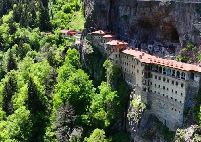 Sumela monastery, in Turkey, built on a cliff