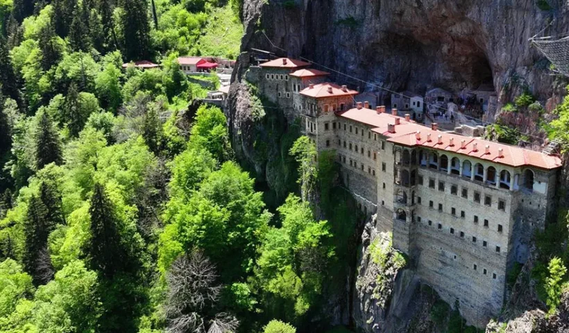 Sumela monastery, in Turkey, built on a cliff