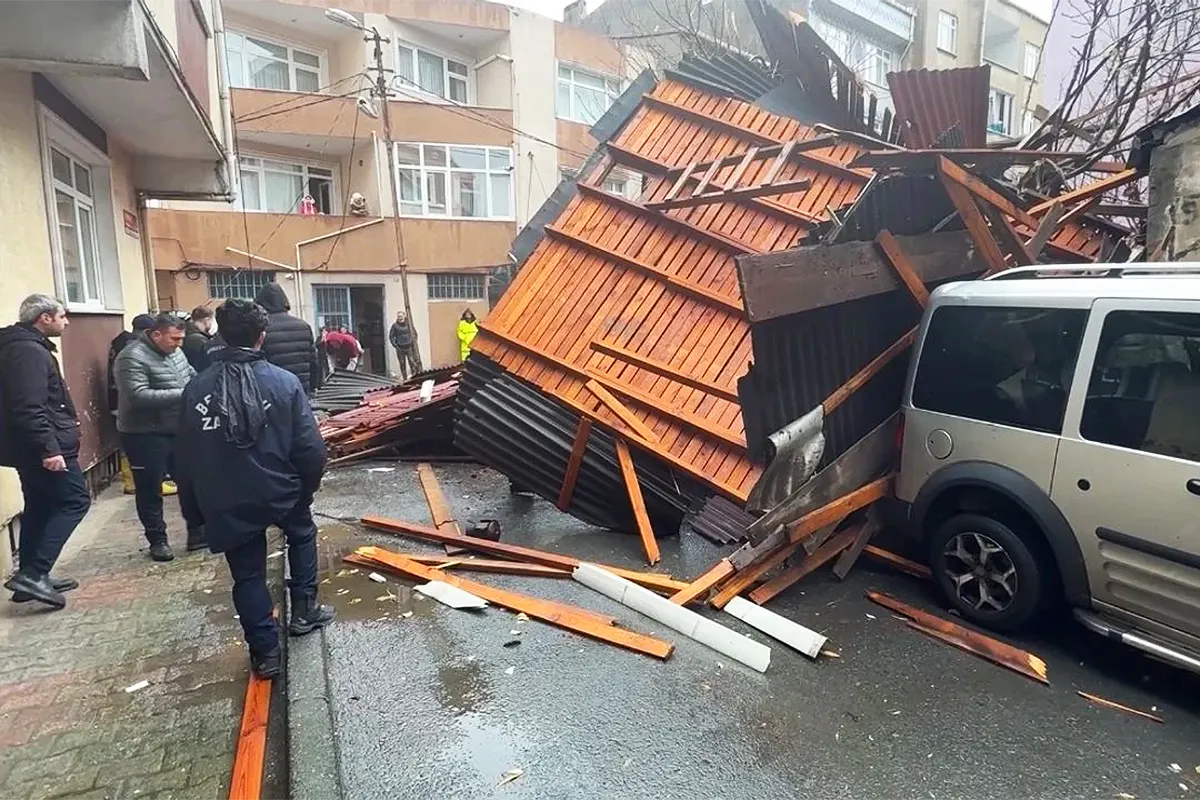 temporal de viento en Estambul