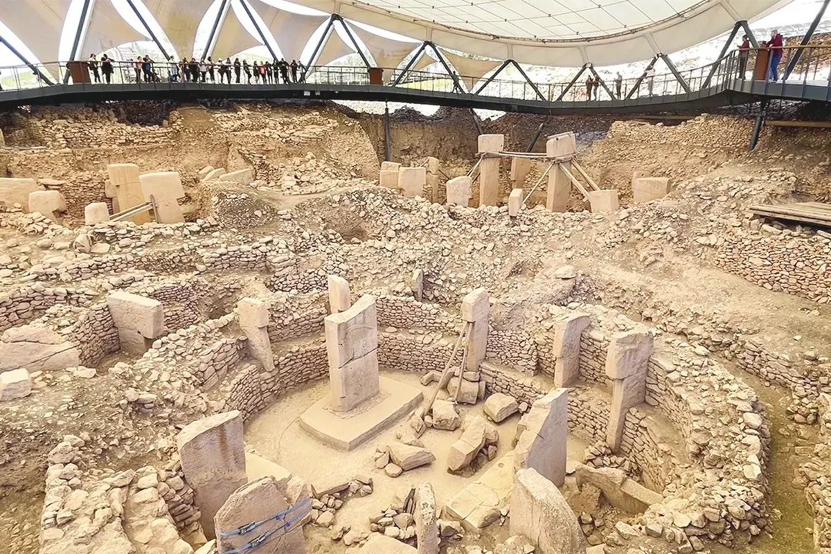 Tourism: tourists visit Göbeklitepe archaeological site in Turkey