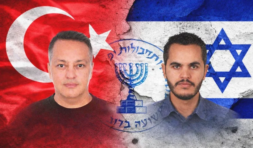 images of two Turkish nationals detained in Turkey for spying for Israel