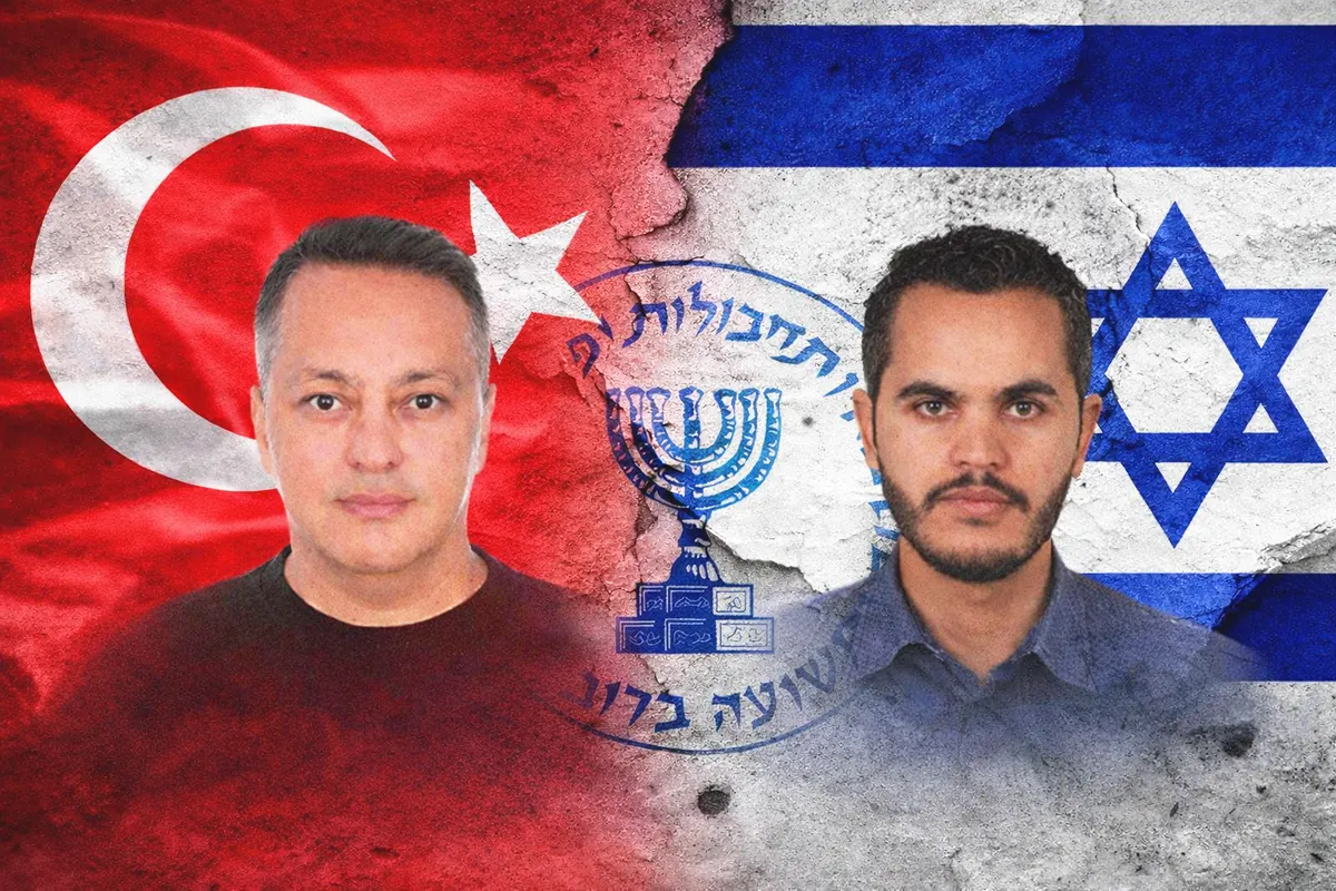 images of two Turkish nationals detained in Turkey for spying for Israel