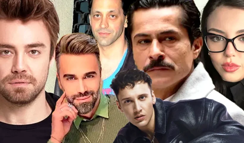Several faces of famous people arrested in an operation in Turkey