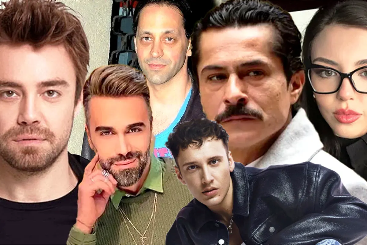 Several faces of famous people arrested in an operation in Turkey