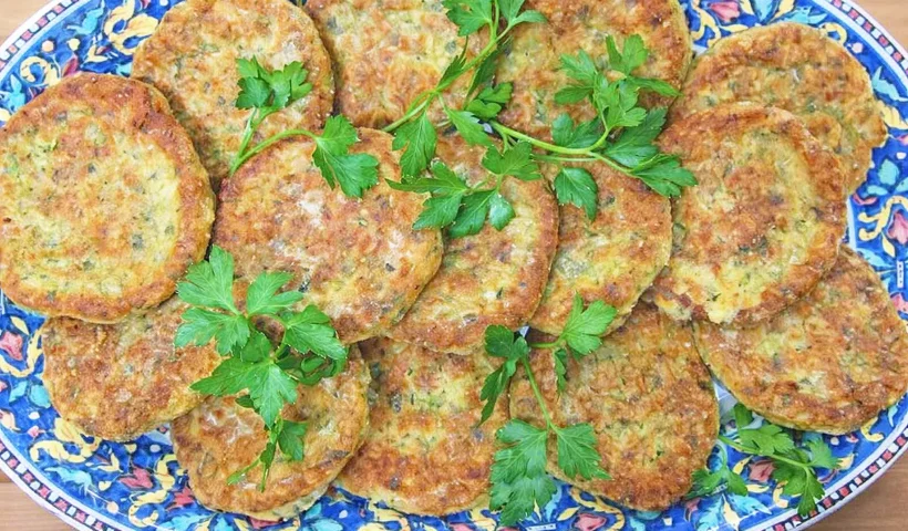 dish with a recipe of köfte made from chickpeas