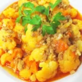 a plate of kıymalı karnabahar (cauliflower with minced meat)