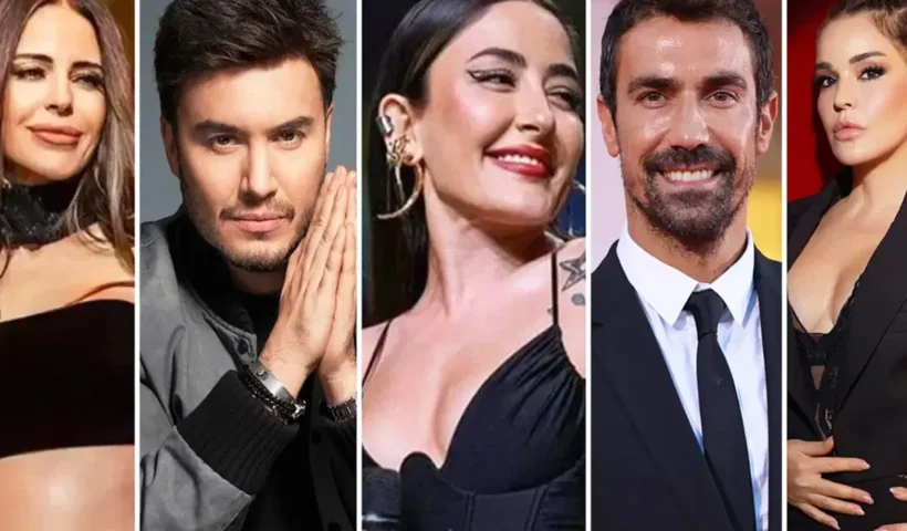 imagen de 5 celebridades en Turquía, incluyendo actores, cantantes e influencers, detenidos durante una operación antidroga