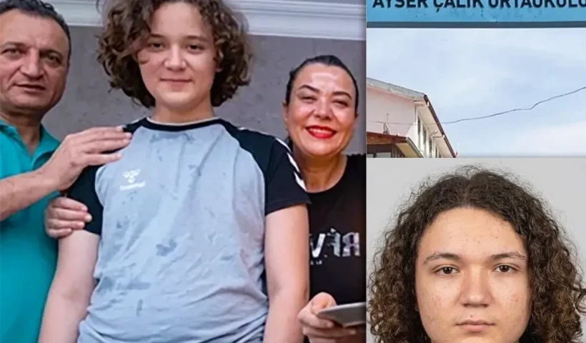 İsa Aras Mersinli, el menor autor del tiroteo en una escuela de Kahramanmaraş, junto a su padre y su madre