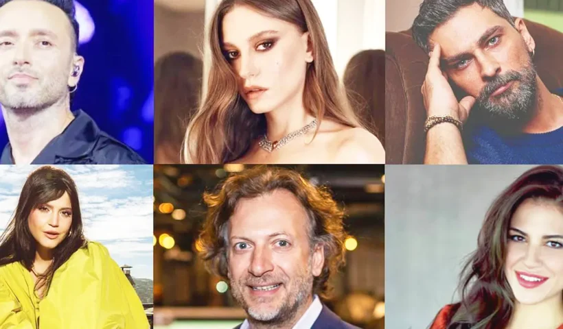 imágenes de varios famosos turcos implicados en una investigación antidroga