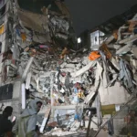 One building collapsed and another nearby with severe damage in Venezuela following an earthquake