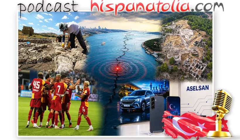 Podcast #242: Goleada Galatasaray | Smartphone turco | Terremotos Estambul | Hattusa y los hititas | Arqueología